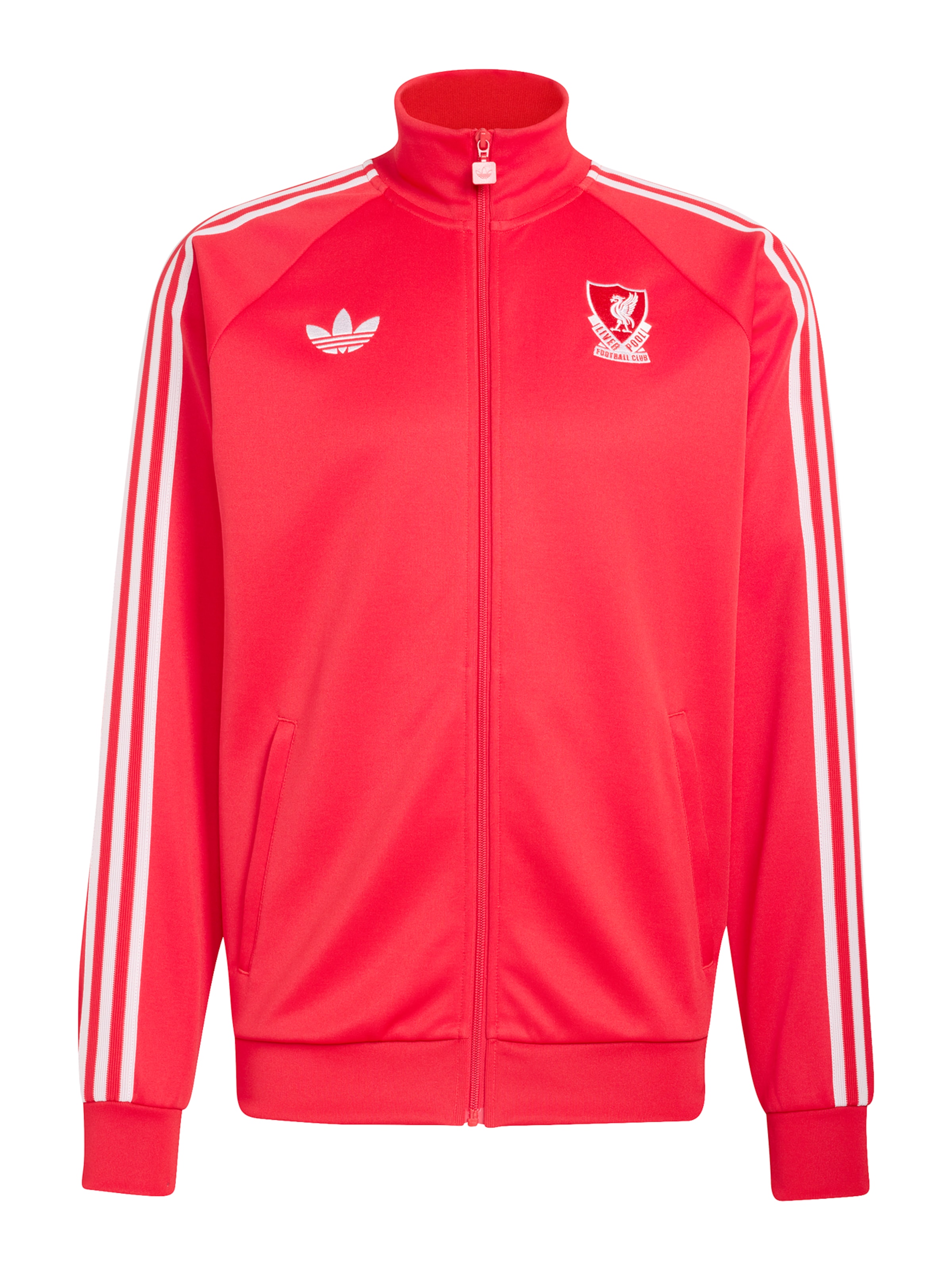 ADIDAS PERFORMANCE Urheilullinen collegetakki värissä punainen: etupuoli