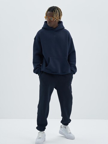Ossy Homer Sweatshirt 'Oversize Puffy Hoodie' in Blau