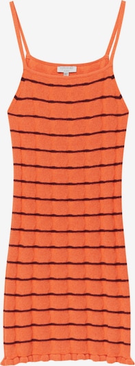 Pull&Bear Robes en maille en orange / noir, Vue avec produit