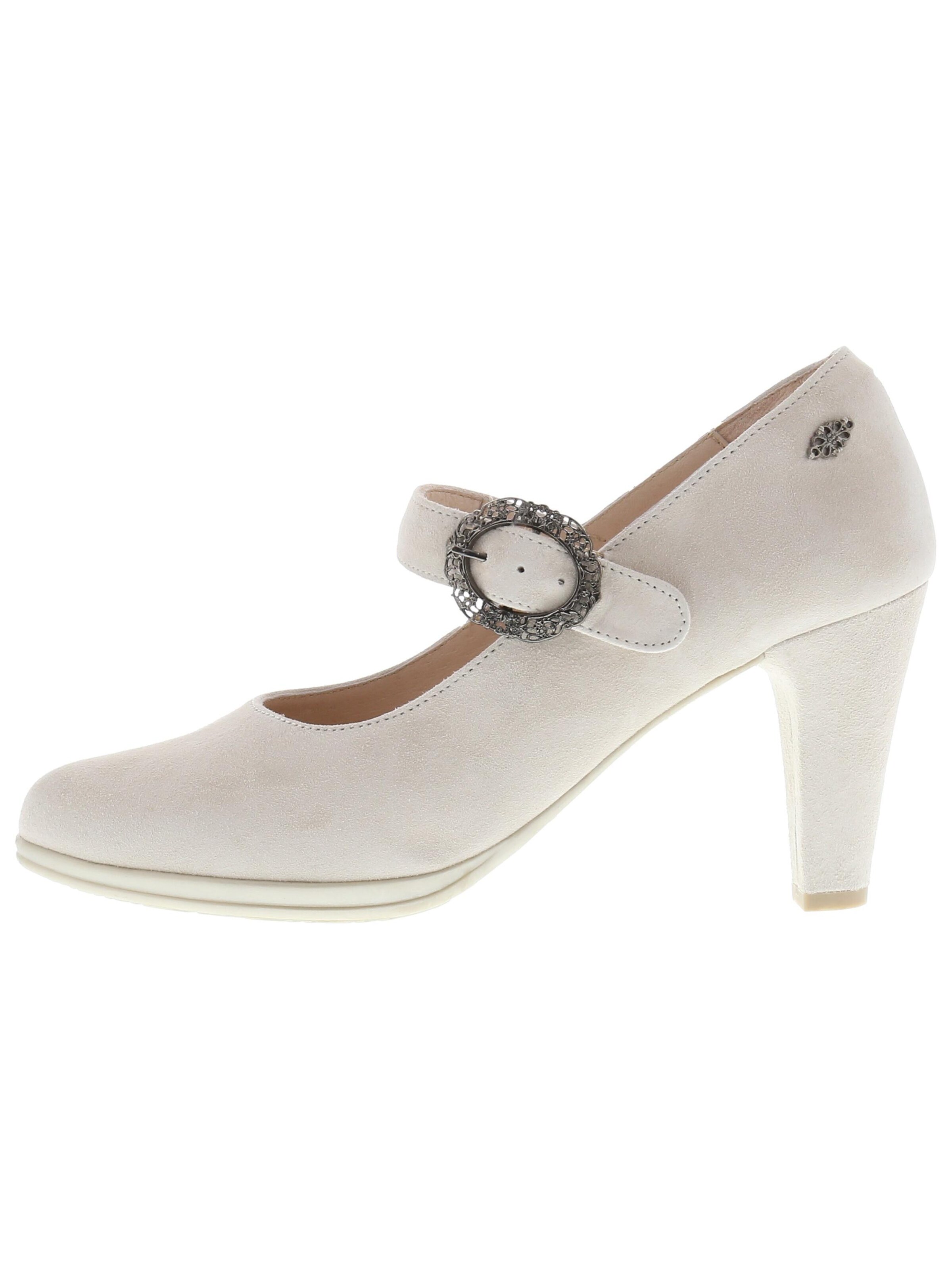 XAVER LUIS Schuhmanufaktur Pumps 'SARAH - Brautpumps' in Beige: front