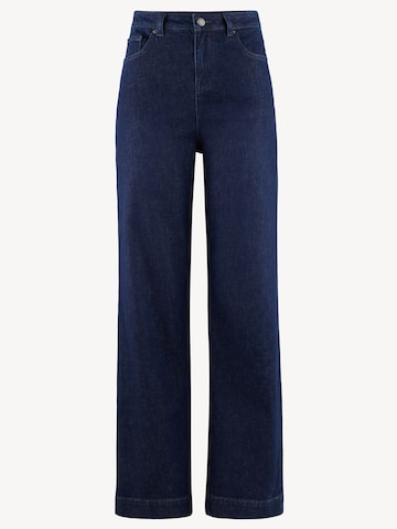 Tamaris Flared Jeans in Blauw: voorkant