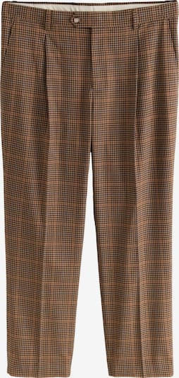Next Pantalon à plis en 46/Regular en bleu / marron / noisette / rouge rouille, Vue avec produit