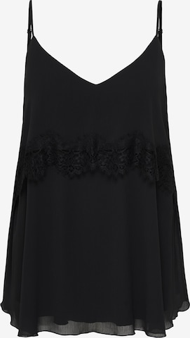 ONLY Carmakoma Top 'CARYRA' in Schwarz: Vorderseite