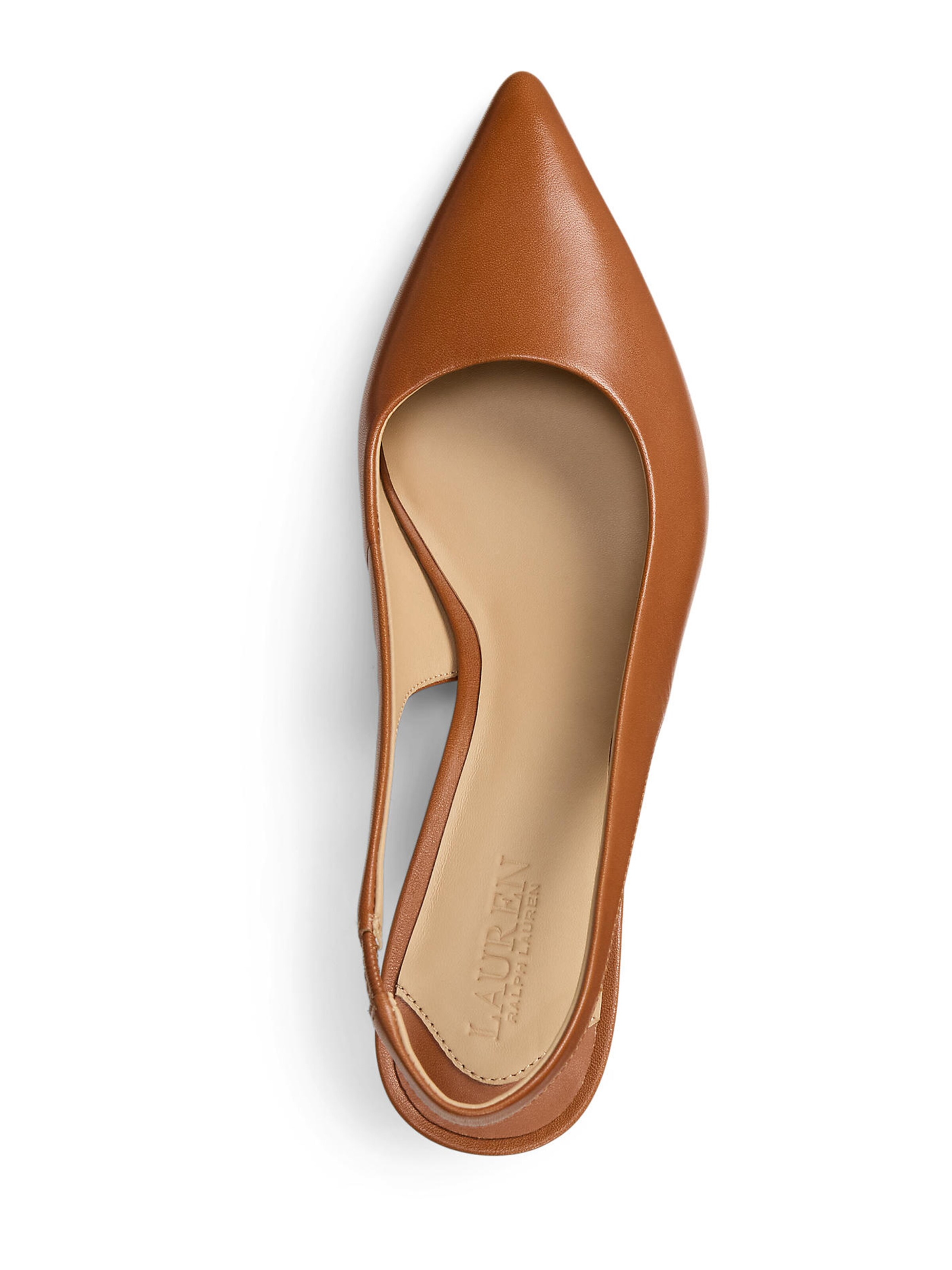 Lauren Ralph Lauren Лодочки с открытой пяткой 'LOLAH' в Коричневый