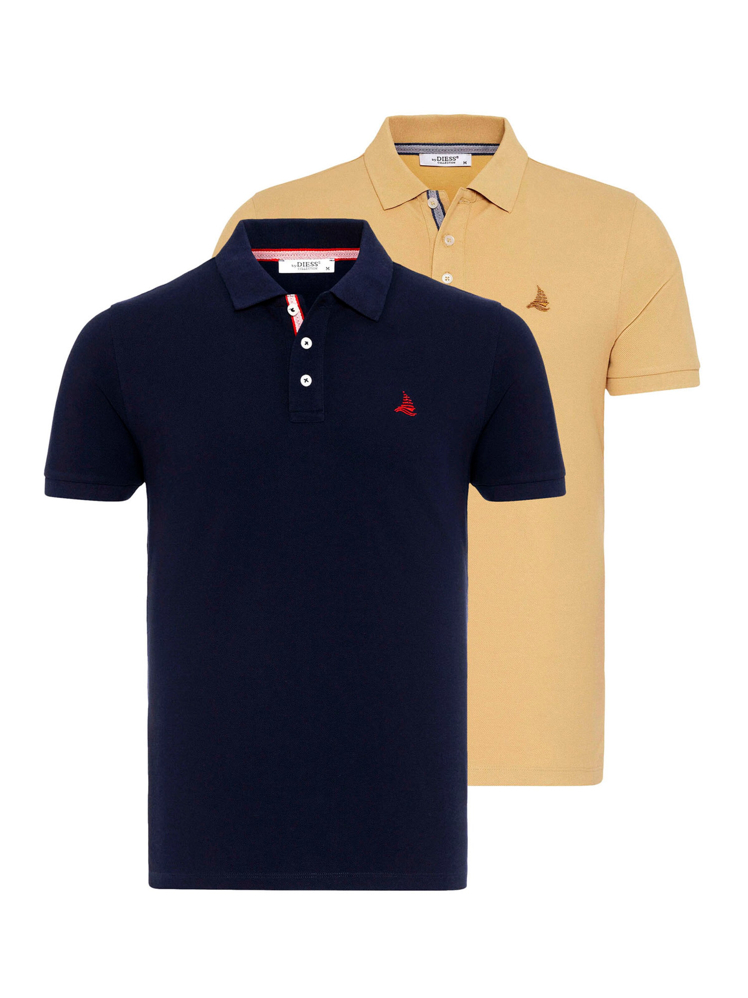 By Diess Collection Tričko – béžová: přední strana