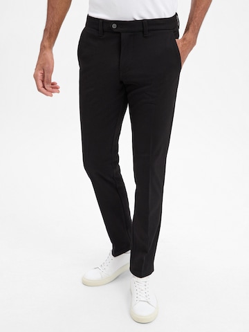 Finshley & Harding Slim fit Pants in Black: front