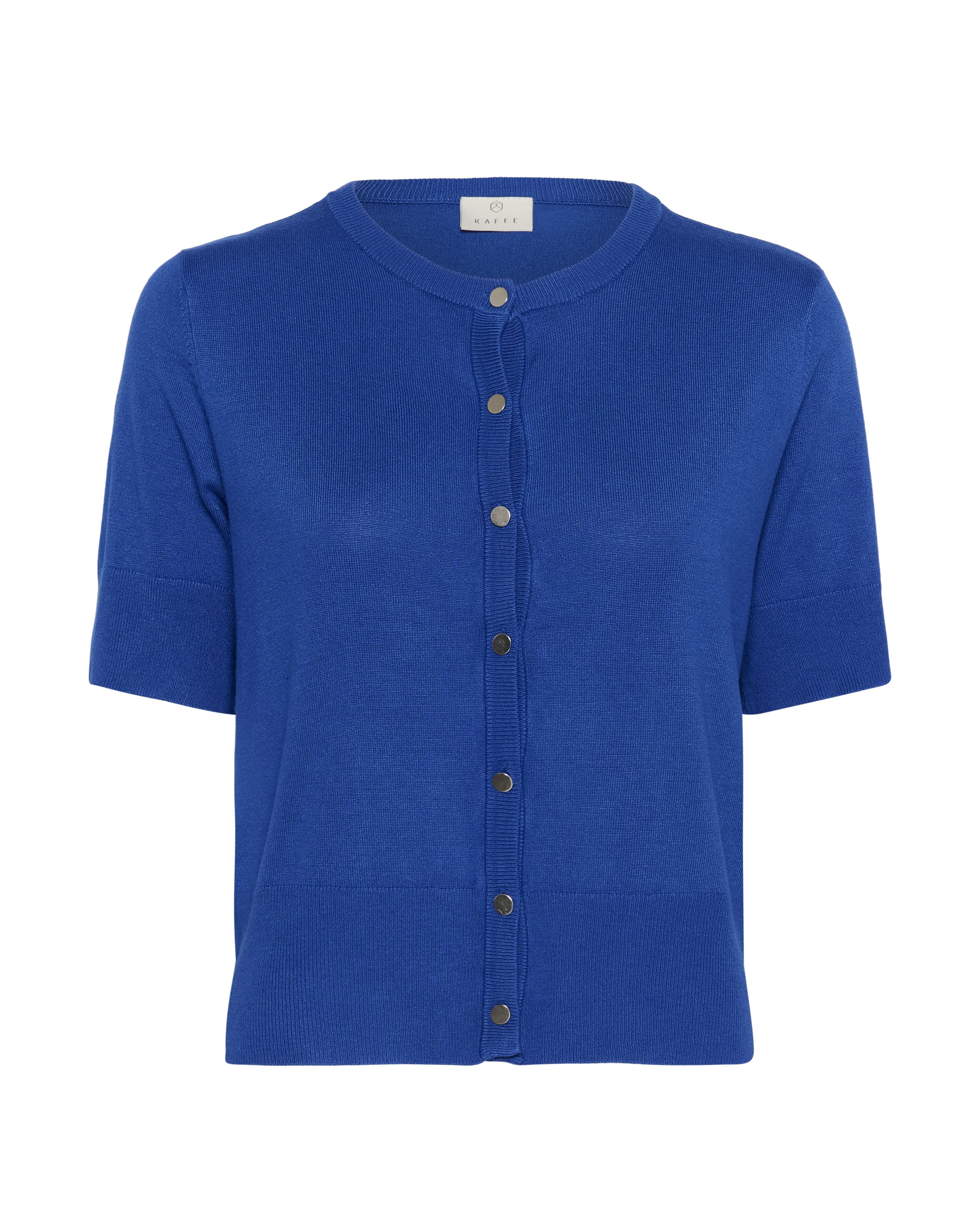 Kaffe Knit cardigan 'Lizza' in Blue: front