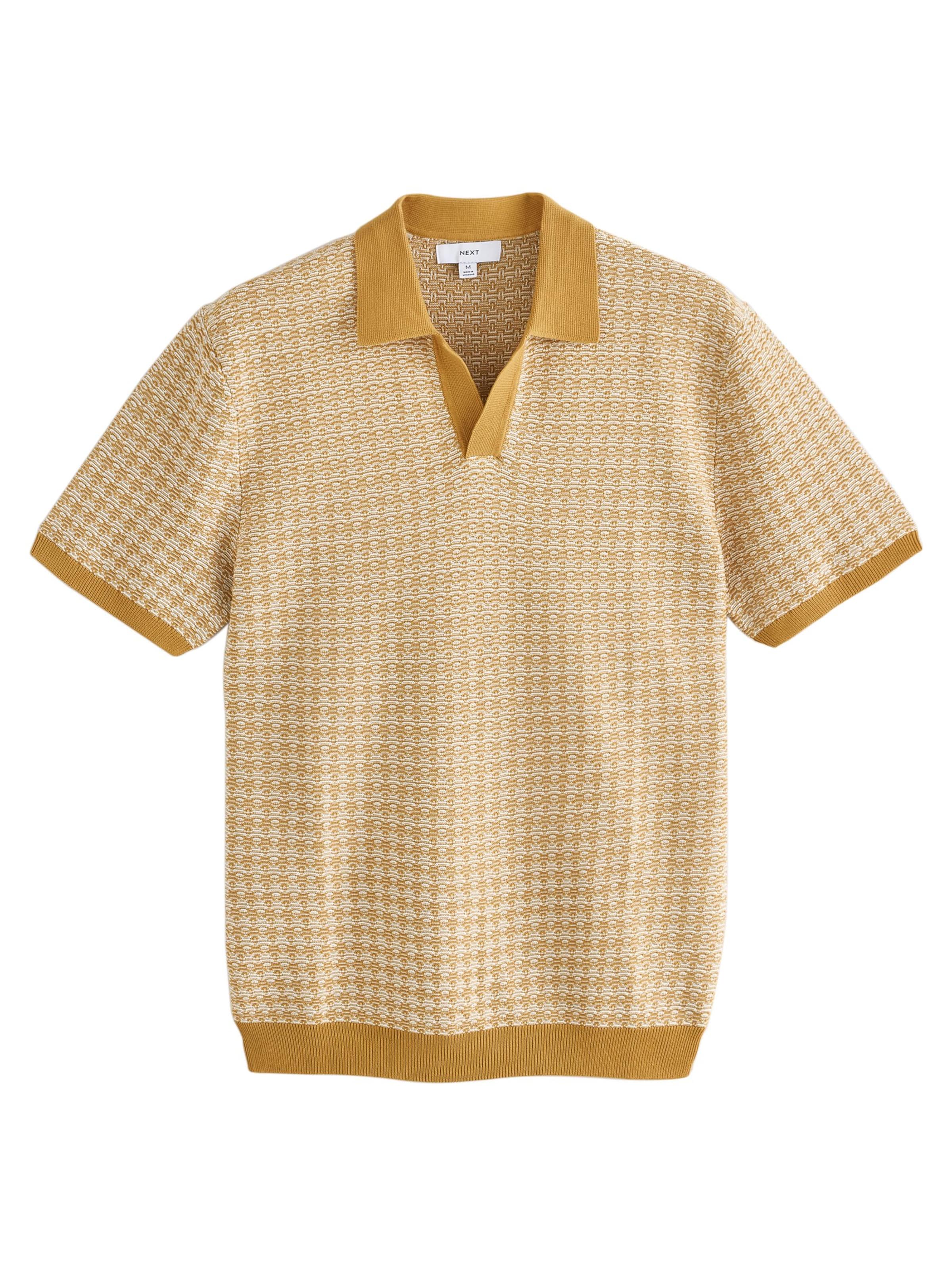 Next Shirt in Gelb: Vorderseite