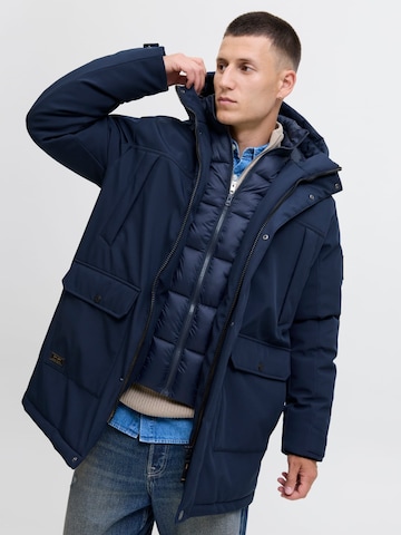 JACK & JONES Winterjas 'Finn' in Blauw