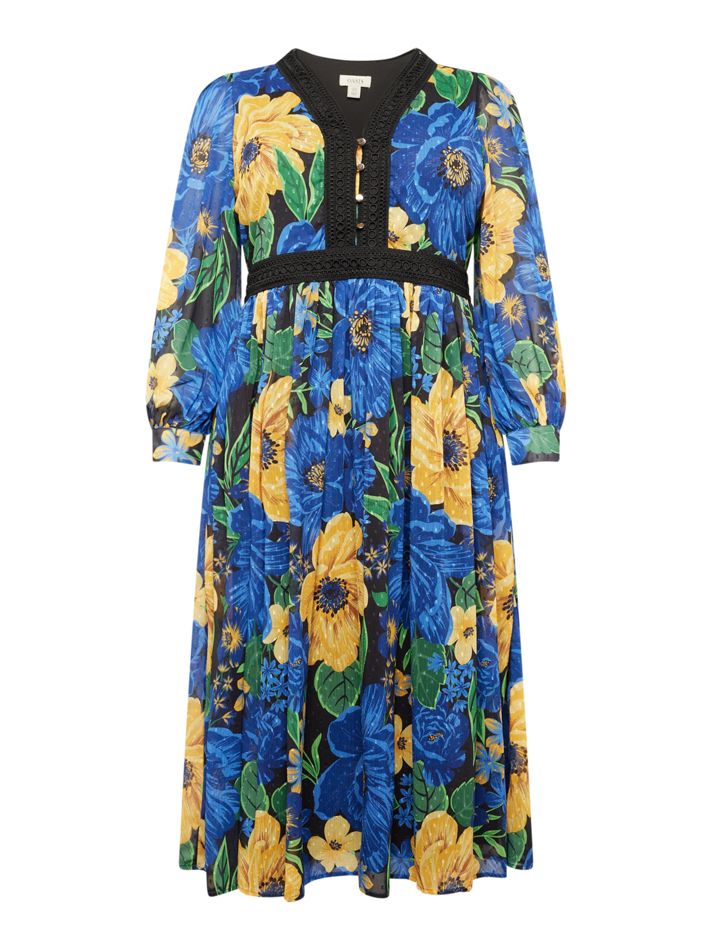 Oasis Curve Šaty – modrá: přední strana