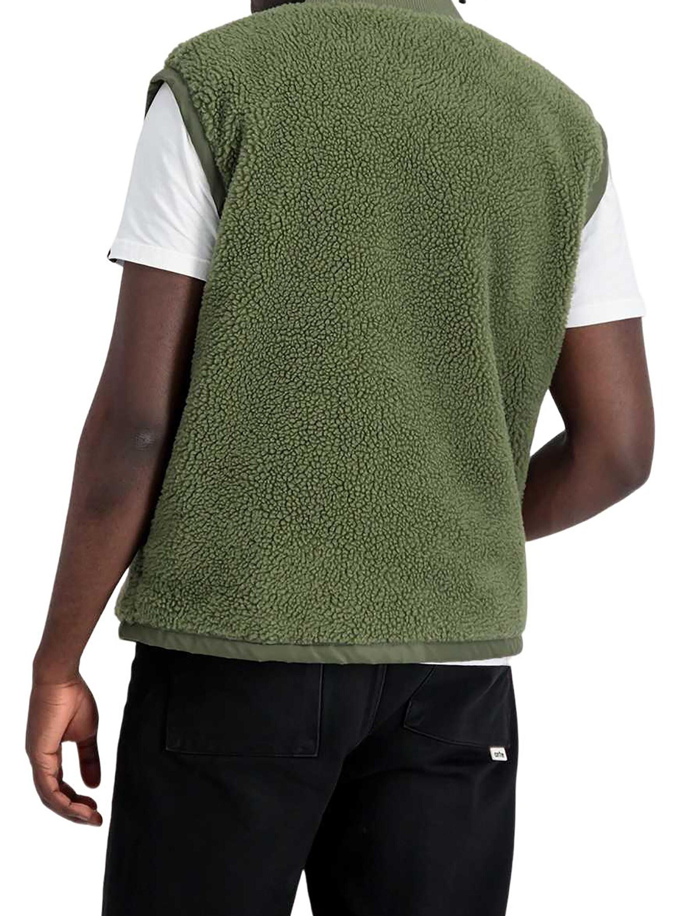 ALPHA INDUSTRIES Weste 'Teddy'‌‌‌ in Grün