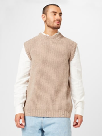 Han Kjøbenhavn Sweater Vest in Brown: front