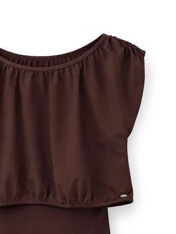 Lady Day Shirt 'Lady Day Maxie dark brown' in Brown