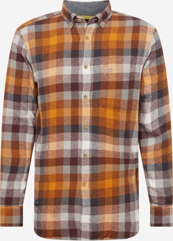CAMEL ACTIVE Button Up Shirt in Orange: front