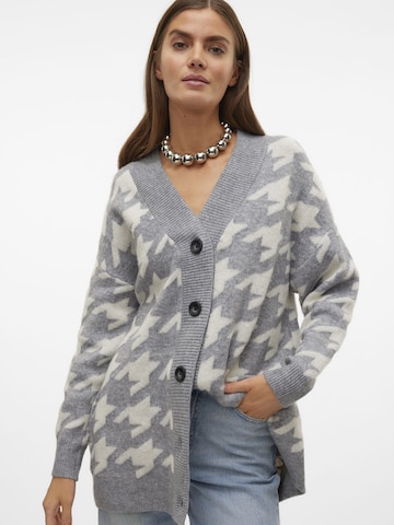 VERO MODA Knit cardigan in Grey