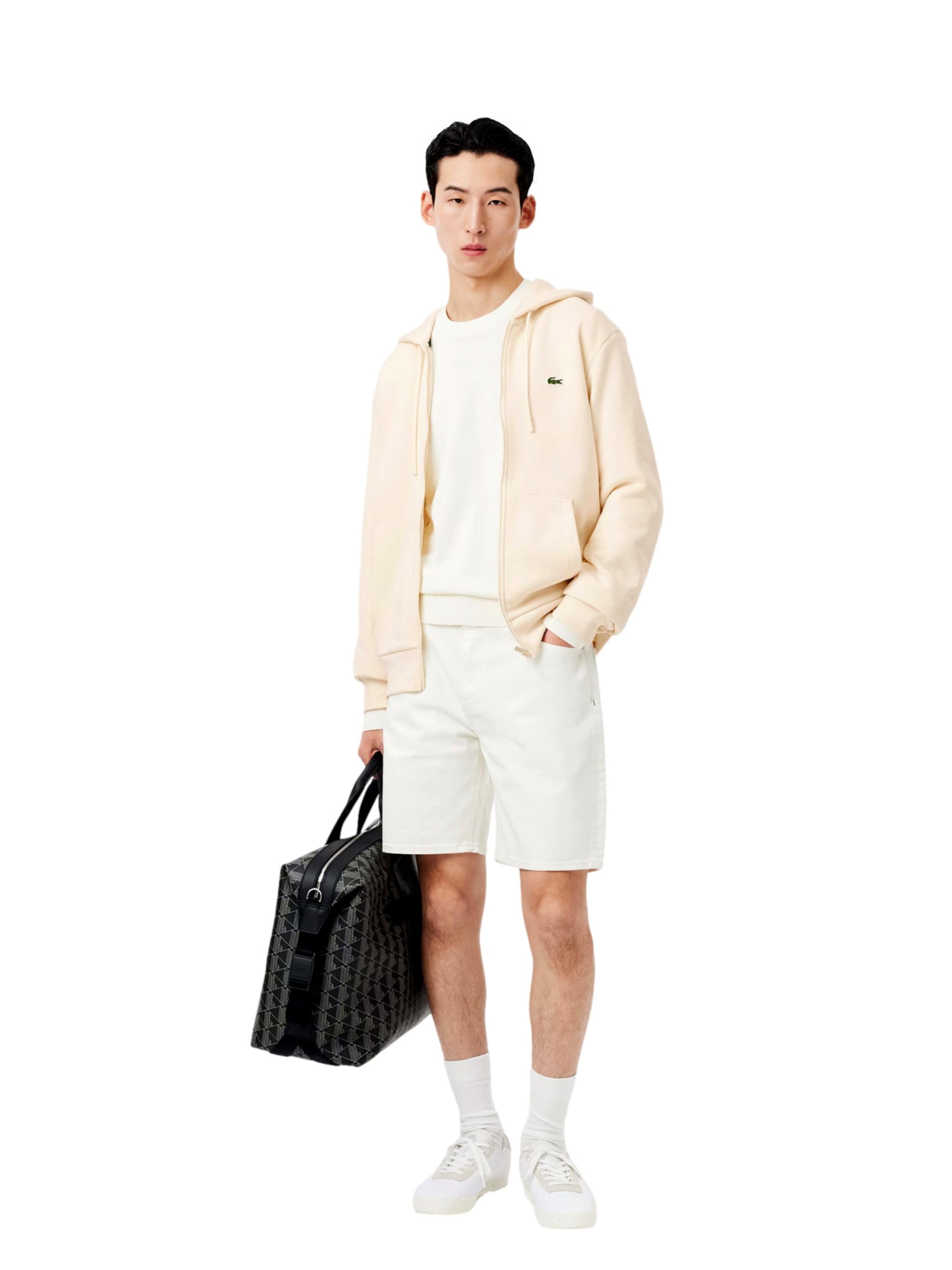 Veste de survêtement LACOSTE en beige