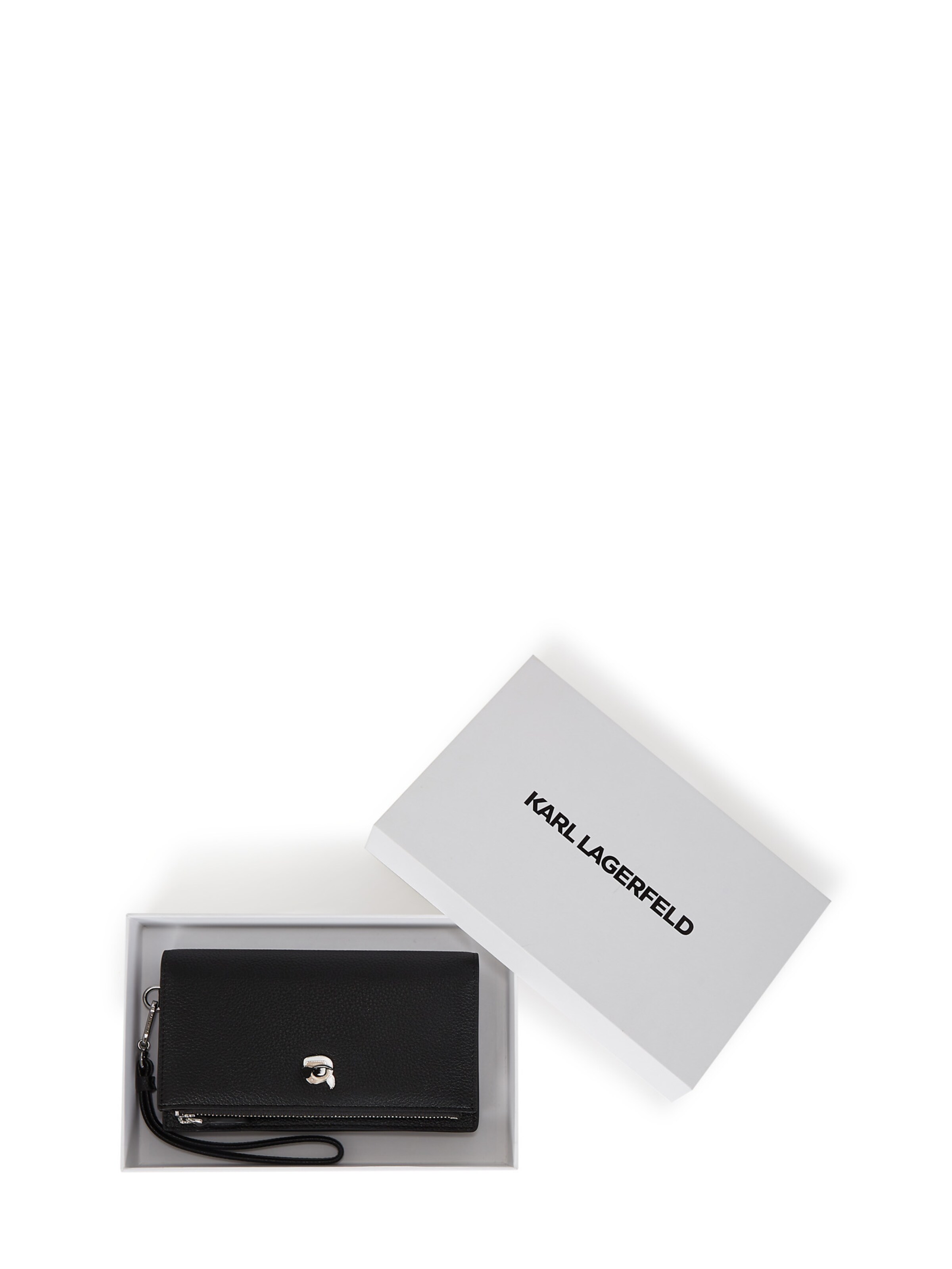 Portofel 'Ikon' de la Karl Lagerfeld pe negru