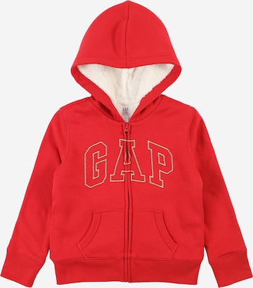 GAP - Casaco em moletão em vermelho: frente