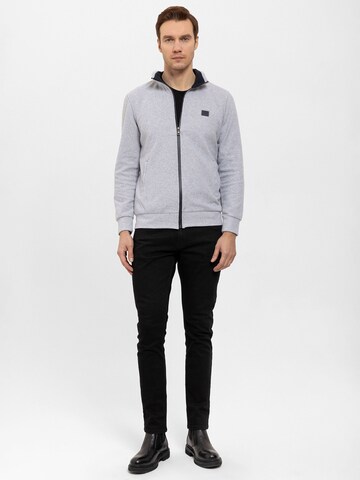 Antioch - Sudadera con cremallera en gris