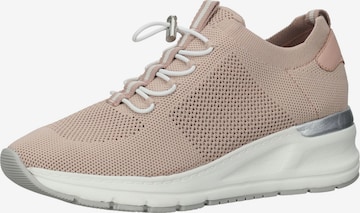 Baskets basses Bama en rose : devant