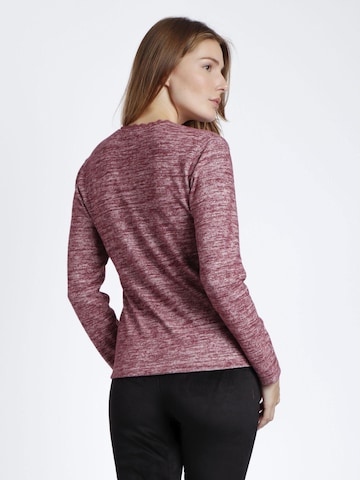 admas - Top 'ADMAS Camiseta Manga Larga Calentita Puntilla para Mujer' en rojo