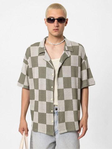 Camicia 'Santa Rosa' di VAMOS CLO in verde: frontale