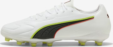 PUMA Soccer Cleats 'King 20 Match' in White: front