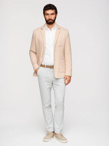 Coupe slim Veste de costume Ombre en beige