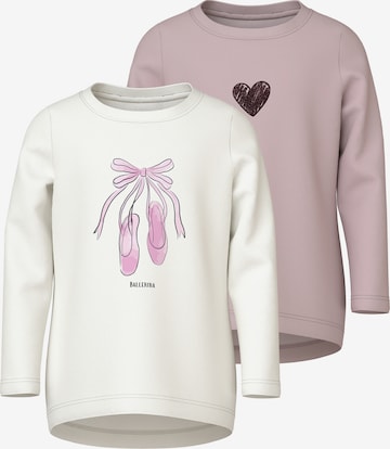 Maglietta 'NMFVIX' di NAME IT in lilla: frontale