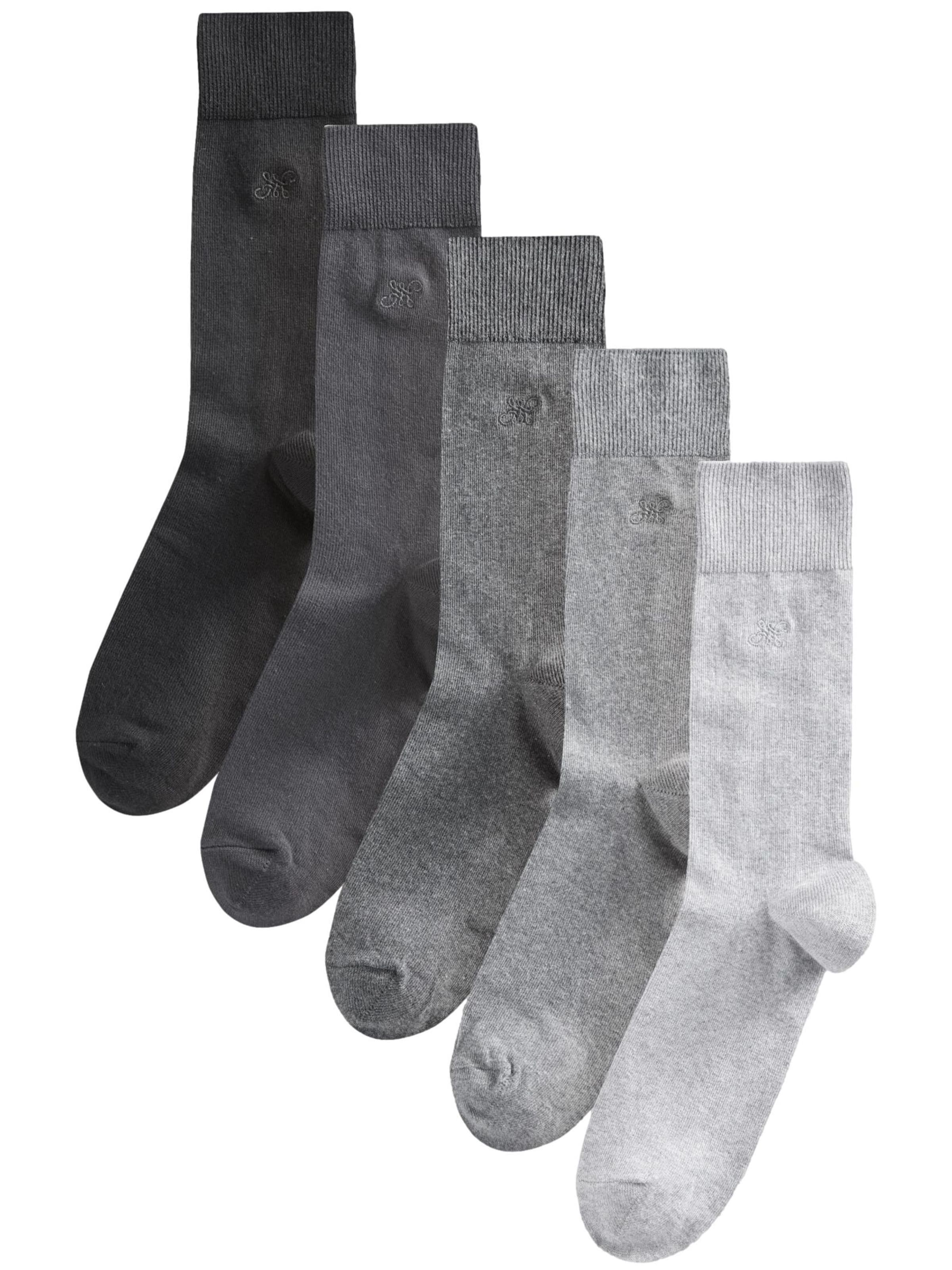 Next Socks in Grey: front