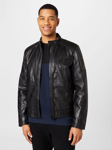 STRELLSON Between-season jacket 'Bexley' in Black: front