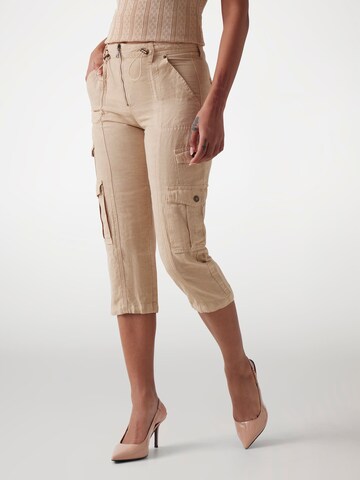 GUESS Regular Hose in Beige: Vorderseite