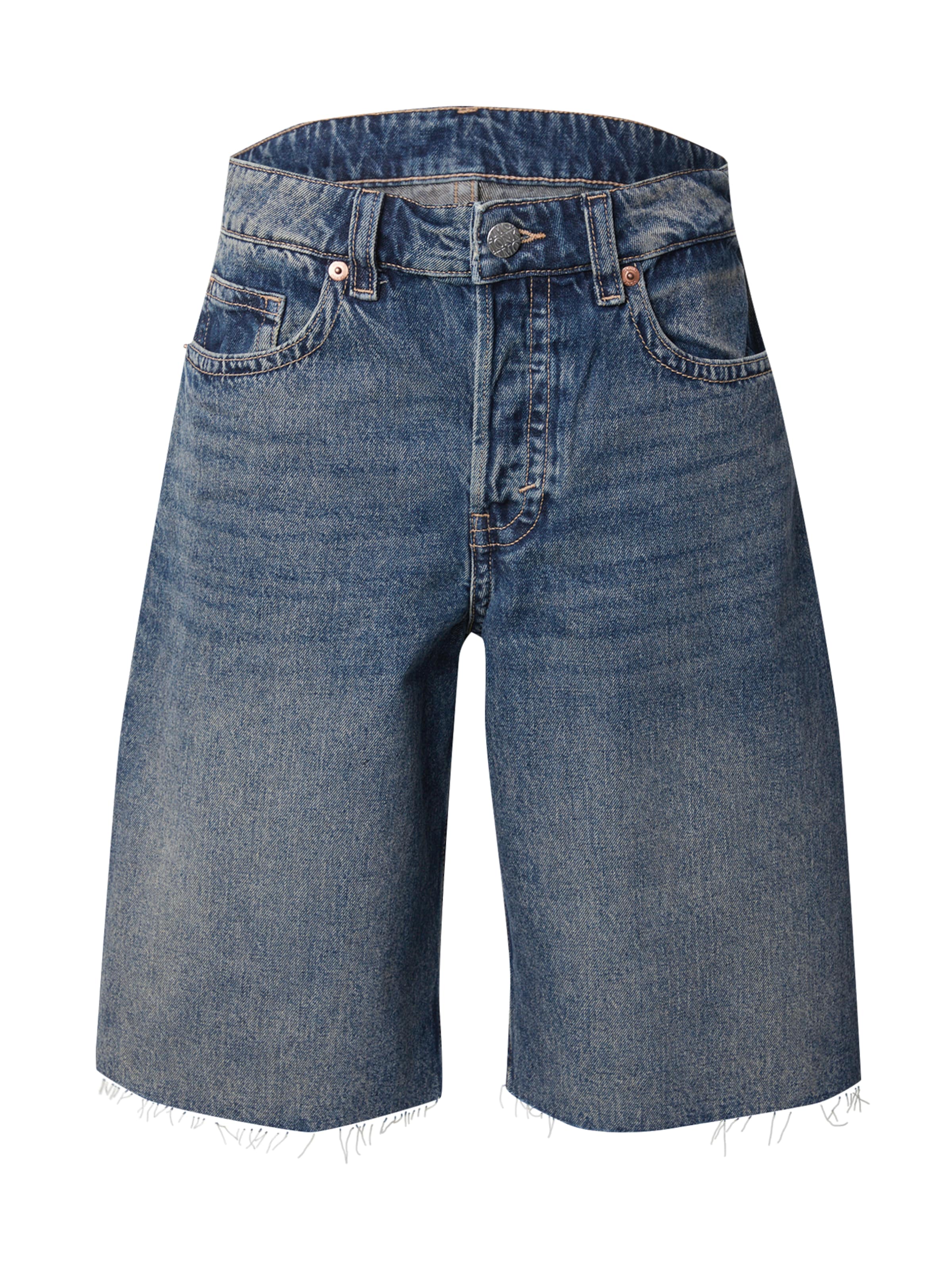 zils Monki Baggy Džinsi: no priekšpuses