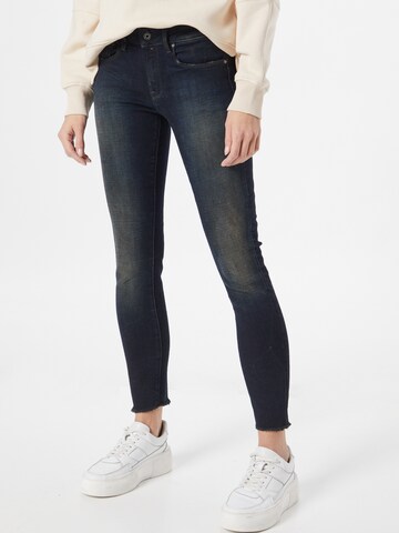 G-Star RAW Skinny Jeansy w kolorze niebieski: przód