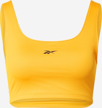 Soutien-gorge de sport 'Workout Ready' Reebok en jaune : devant