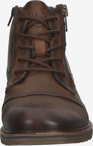 bugatti Lace-Up Boots in Brown