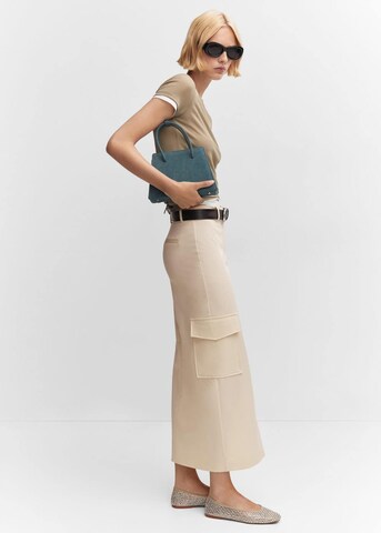 MANGO Skirt 'Mirta' in Beige