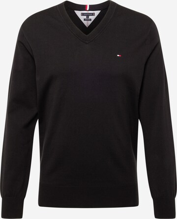 TOMMY HILFIGER Pullover in Schwarz: predná strana