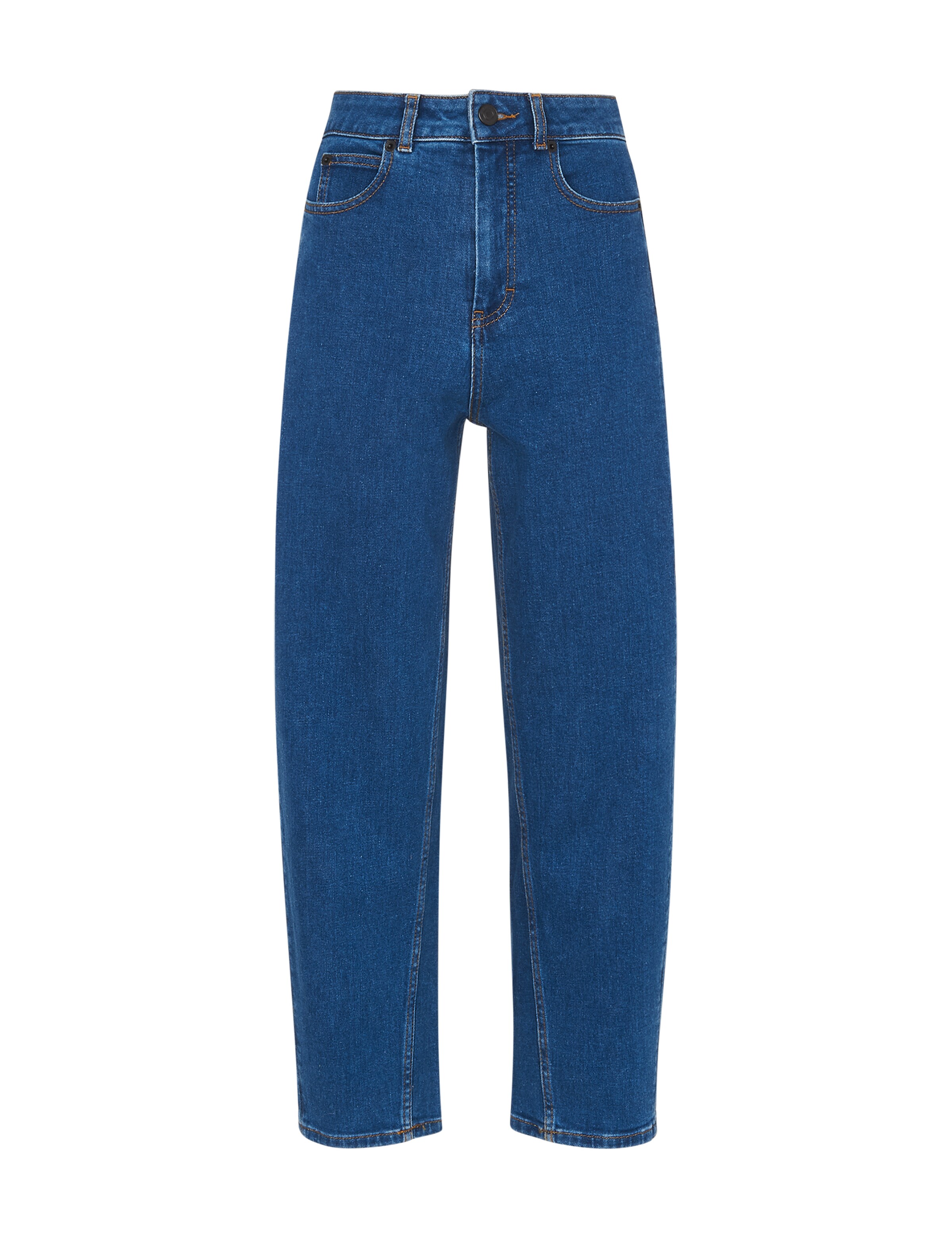 Whistles Barrel Jeans in Blue: front