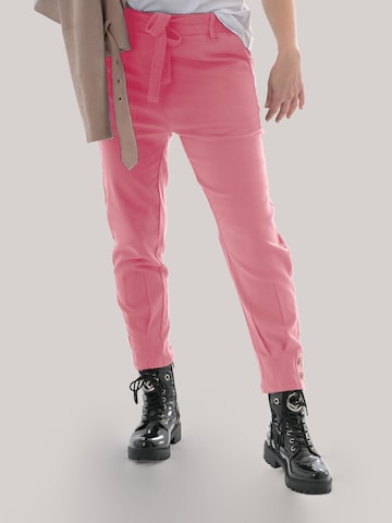 LEAFLETIC Regular Trousers 'Leafletic Women’s Long Length Trousers' in Pink