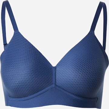 Sutien de tricou Sutien de la NATURANA pe albastru: față