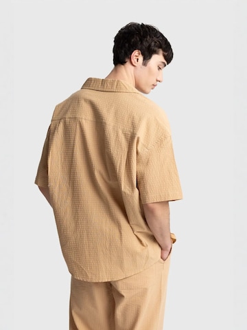 Comfort fit Camicia di Giesto in marrone