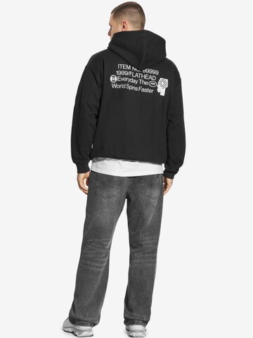 Prosto Sweatshirt 'Flathead' in Black