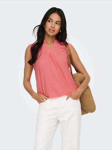 ONLY Blouse 'ONLSANDRA' in Oranje: voorkant