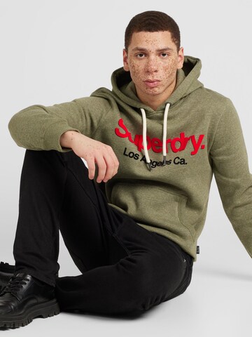 Superdry Sweatshirt in Groen