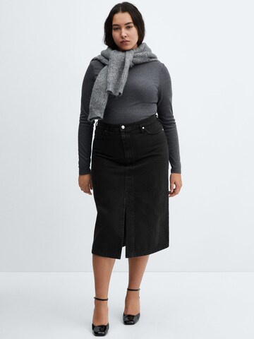 MANGO Skirt 'SOLEIL' in Black