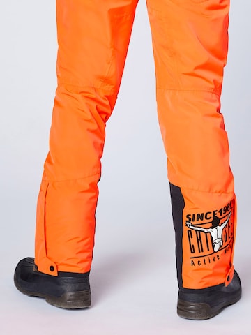 CHIEMSEE Normalny krój Spodnie outdoor w kolorze pomarańczowy