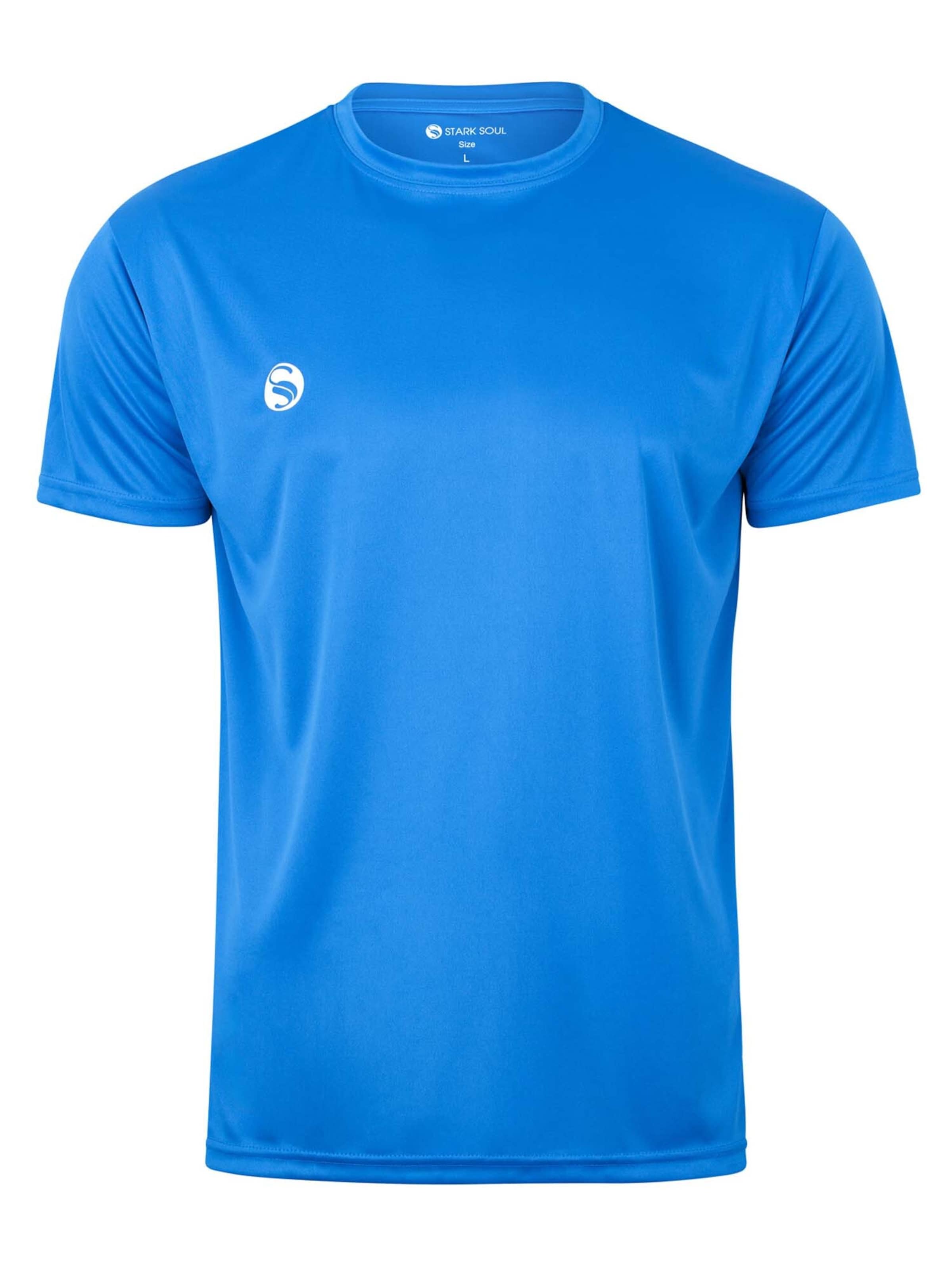 Stark Soul - Camisa funcionais em azul: frente