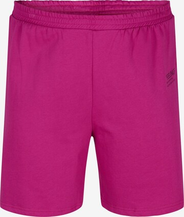 Zizzi Loosefit Shorts 'Nora' in Pink: predná strana