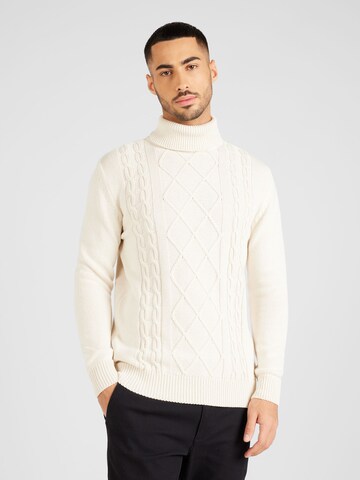 Pullover 'Holton' di Kronstadt in bianco: frontale